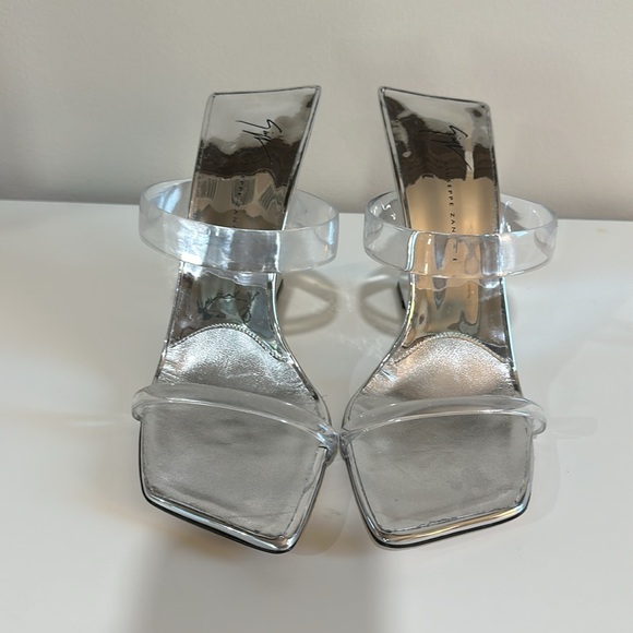 Giuseppe Zanotti reflective clear wedge heel - Picture 2 of 6